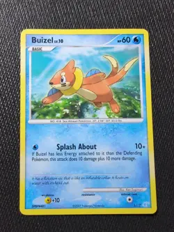 Pokemon TCG Buizel DP Training Kit 1 Blue 1/12 Regular Common NM - Image 1