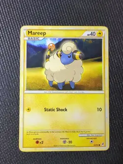 Pokemon TCG Mareep Call of Legends 63/95 Regular Common - Image 1