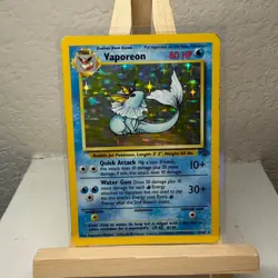 Vaporeon 12/64 Jungle WOTC Holo Pokemon TCG - Image 1