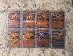 Pokemon Charizard Ex Lot Of 8. 151, Paldean fates, Ascended heroes, Etc - Image 1
