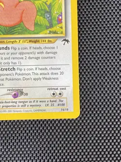 Pokemon Lickitung Southern Islands 16/18 English 2001 Promo Regular - Image 4