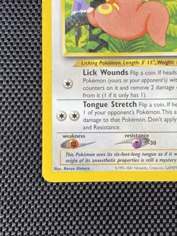 Pokemon Lickitung Southern Islands 16/18 English 2001 Promo Regular - Image 5