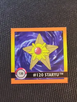 Staryu #120 Pokemon 1999 Artbox Sticker NM - Image 1