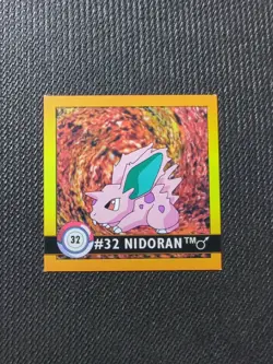 Nidoran Male #32 Pokemon 1999 Artbox Sticker NM - Image 1