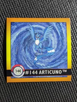 Articuno #144 Pokemon 1999 Artbox Sticker NM - Image 1