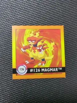 Magmar #126 Pokemon 1999 Artbox Sticker NM - Image 1