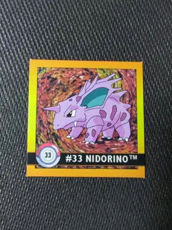 Nidorino #33 Pokemon 1999 Artbox Sticker NM - Image 1