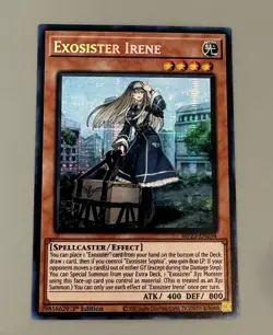Yugioh x1 Exosister Irene MP23-EN254 Prismatic Secret Rare 1st Edition - Image 1