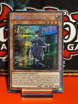 Yugioh MP23-EN255 Exosister Sophia PRISMATIC SECRET RARE 1ST ED - Image 2