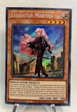 Yu-Gi-Oh! TCG Exosister Martha Power of the Elements POTE-EN025 Secret Rare - Image 1