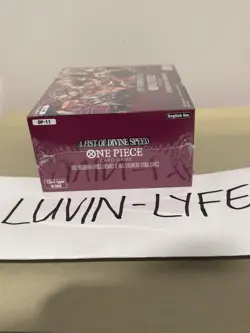 One Piece Card Game A Fist of Divine Speed (OP-11) Booster Box New Sealed - Image 5