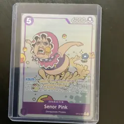 Senor Pink OP10-067 Character One Piece 6000 Power 5 Cost Card - Image 1