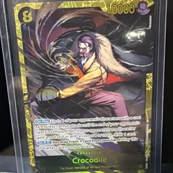 One Piece TCG English OP14-120 Crocodile SEC Foil - Image 1