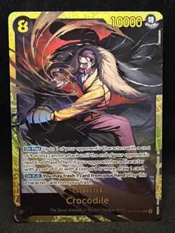 Crocodile - OP14-120 The Azure Sea's Seven Foil 🔥SEC🔥one Piece - Image 1