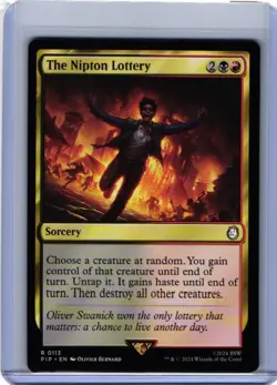 MTG Magic the Gathering The Nipton Lottery (113/1189) Fallout - Image 1