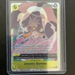 Jewelry Bonney OP13-108 Character Carrying on His Will One Piece SR Foil 10000/9 - Image 1