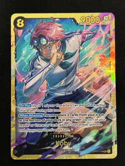Koby (OP11-119 SEC) Godspeed Fist - ONE PIECE TCG English - Image 1