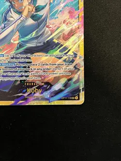 Koby (OP11-119 SEC) Godspeed Fist - ONE PIECE TCG English - Image 4