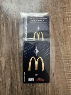 McDonald’s K-pop Demon Hunters Rumi Jinu Card With Derpy Code Card - Image 2