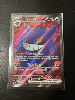 Pokemon Gengar EX Temporal Forces Ultra Rare Holo Card 193/162 Near Mint - Image 1
