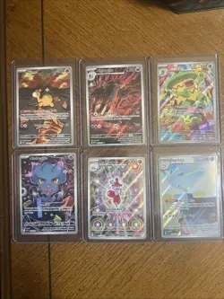 POKEMON ILLUSTRATION RARE CARD LOT OF 6 - Image 1
