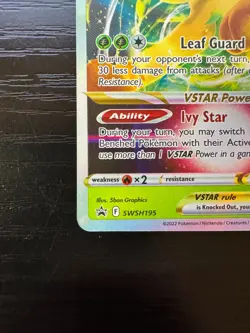 Leafeon VSTAR - SWSH195 SWSH: Sword & Shield Promo Cards - NM Holo - Image 4