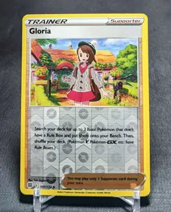 Gloria Reverse Holo Uncommon Pokemon TCG Brilliant Stars Trainer Card 141/172 - Image 1