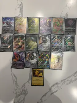Pokemon Card Lot (17 Cards) – Includes Pikachu & Wooper IR – Full Art Bundle - Image 1