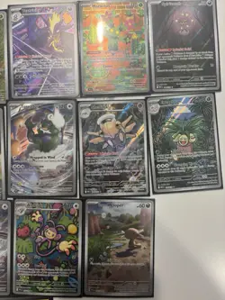 Pokemon Card Lot (17 Cards) – Includes Pikachu & Wooper IR – Full Art Bundle - Image 3