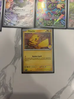 Pokemon Card Lot (17 Cards) – Includes Pikachu & Wooper IR – Full Art Bundle - Image 4