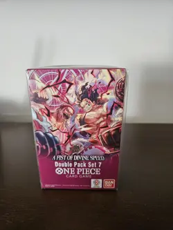 One Piece Card Game A Fist of Divine Speed Double Pack Set 7 Sealed - Image 1