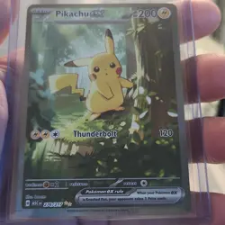 Pikachu EX 276/217 Holo Thunderbolt 200 HP Pokemon TCG Card ASC Set - Image 2