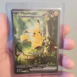 Pikachu EX 276/217 Holo Thunderbolt 200 HP Pokemon TCG Card ASC Set - Image 3