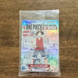Bandai One Piece CCG Monkey.D.Luffy US Voyage Foil Full Art Promo Card P-055 - Image 1