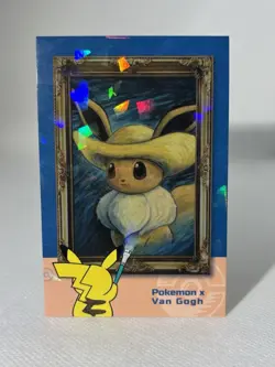 EEVEE VAN GOGH - ELECTRIC PIKACHU CARD DATABASE - CGC PSA BGS - POKEMON CARDS - Image 1