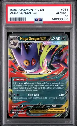 Mega Gengar EX - 056/094 - English Pokemon Card - PSA 10 Gem Mint - #L75 - Image 1