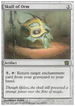 Skull of Orm - Medium Play MTG 8th Edition - Image 1
