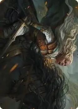 Eowyn, Fearless Knight Art Card - Lord of the Rings: Tales of Middle-earth - 15 - Image 1