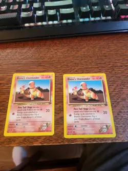 Blaine's Charmander 60/132 Gym Challenge Set Vintage Pokemon TCG Card WOTC NM - Image 1