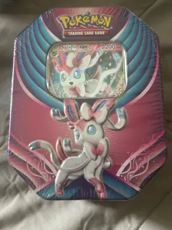 Nintendo GX Tins Sylveon Trading Card Game - POK804096 factory sealed 820650804090 - Image 1