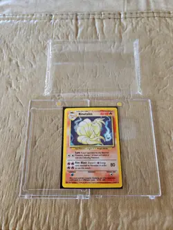 "Authentic Pokemon Card Singles" "Base Set Holo Rare-Ninetales"#12/102 Mag Case - Image 3