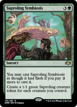 Saproling Symbiosis - Near Mint MTG Dominaria Remastered - Image 1