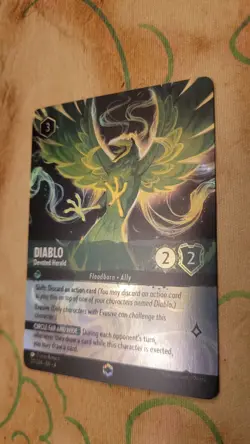 Disney Lorcana Diablo - Devoted Herald - Enchanted 211/204 Ursula’s Return Nm - Image 1