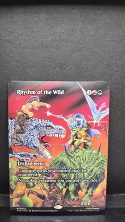 MTG NM Rhythm of the Wild (Borderless) TMNT Foil - Image 1