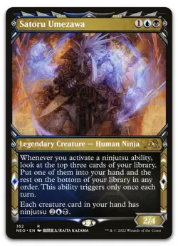 Satoru Umezawa (Showcase) #352 (NM) Kamigawa Neon Dynasty NEO Magic MTG - Image 1