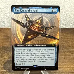 The Key to the Vault (Extended Art) Outlaws of Thunder Junction Regular - Image 1