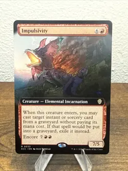 Impulsivity (Extended Art) Commander: Lorwyn Eclipsed Regular - Image 1