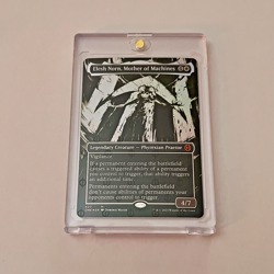 Elesh Norn, Mother of Machines (Showcase) (Step-and-Compleat Foil) Phyrexia MTG - Image 1