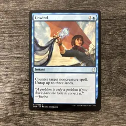 MTG 1x Unwind x1 LP Dominaria - Image 1