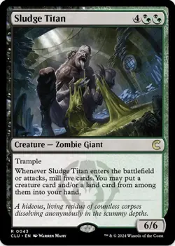 1 x Sludge Titan - Ravnica: Clue Edition - LP - MTG - Image 1